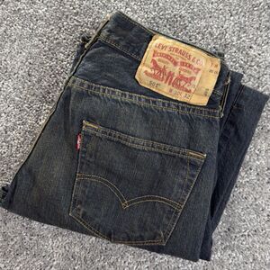 Levi's Men's Straight Jeans - Dark Blue